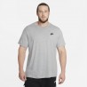 Koszulka Nike Sportswear Club Grey Heather/Black AR4997-064