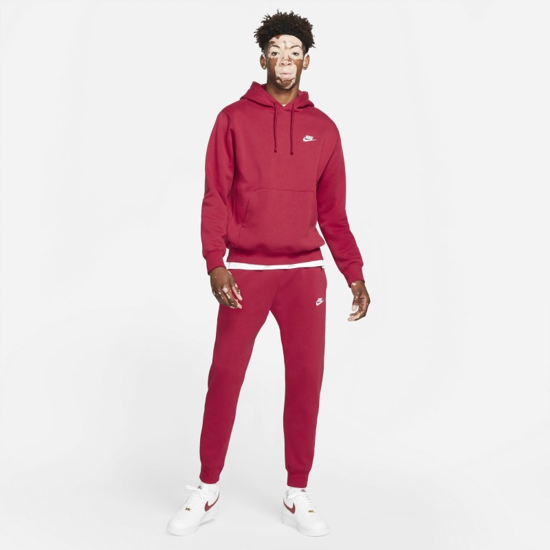 Spodnie Nike Sportswear Club Fleece Pomegranate/White BV2671-690