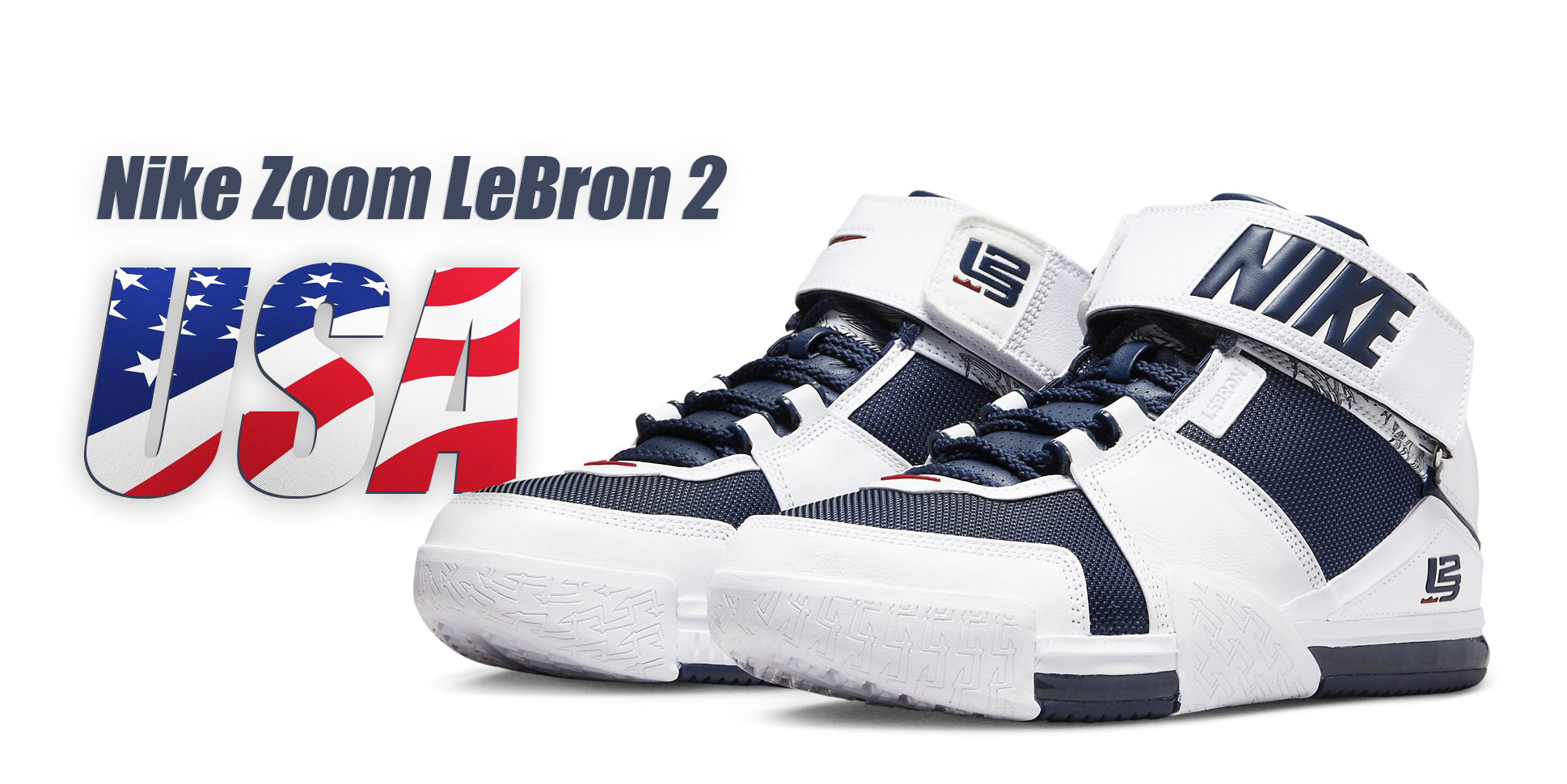 Nike Zoom LeBron 2 'USA' DR0826-100